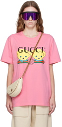 Gucci Pink Printed T-Shirt