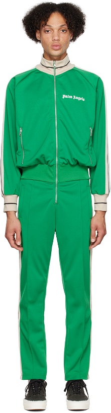 Photo: Palm Angels Green Track Jumpsuit