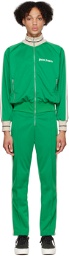 Palm Angels Green Track Jumpsuit