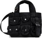 sacai Black Small Nylon Tote