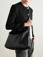 CELINE - Romy Large Croc-Effect Leather Messenger Bag