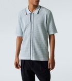 Orlebar Brown Roddy waffle-knit bowling shirt
