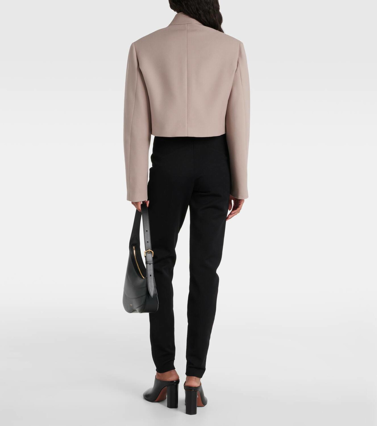 Alaïa High-rise gabardine leggings