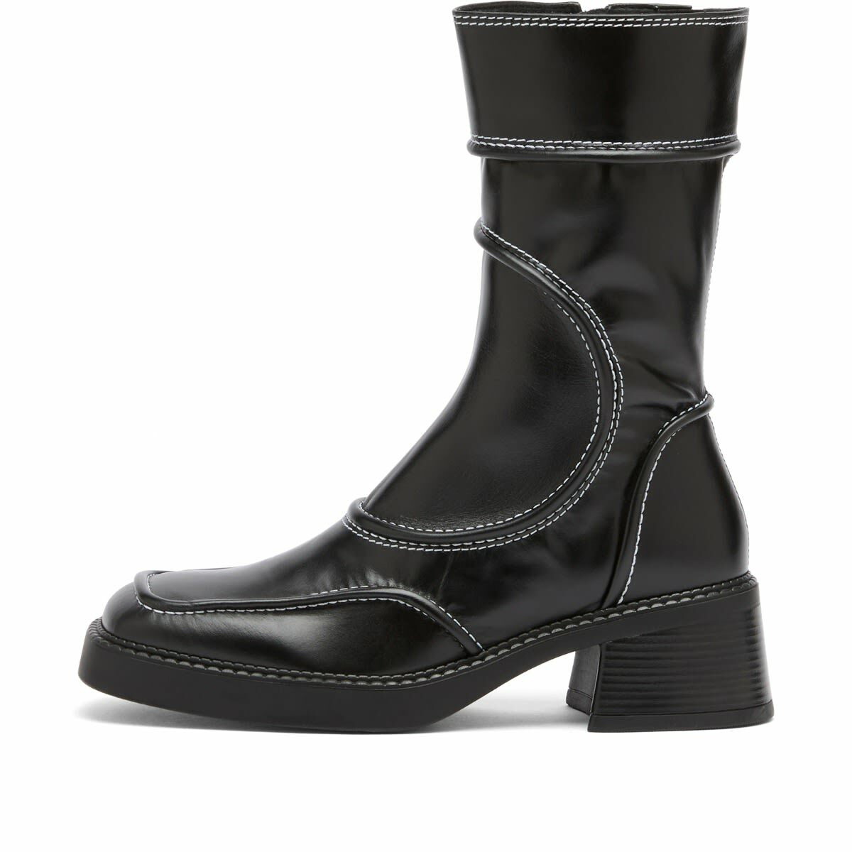 完売商品MIISTA ミスタ REIKO BLUE BOOTS ブルー 革ブーツ