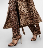 Dolce&Gabbana - x Kim leopard-print cape coat