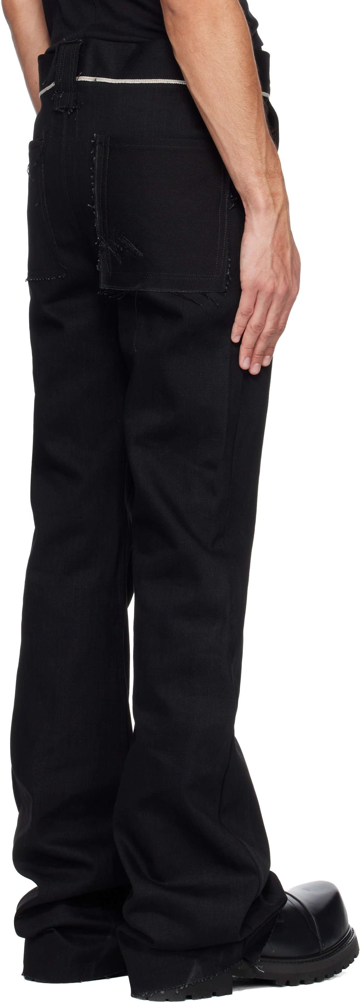 Swampgod Black Stövel Trousers