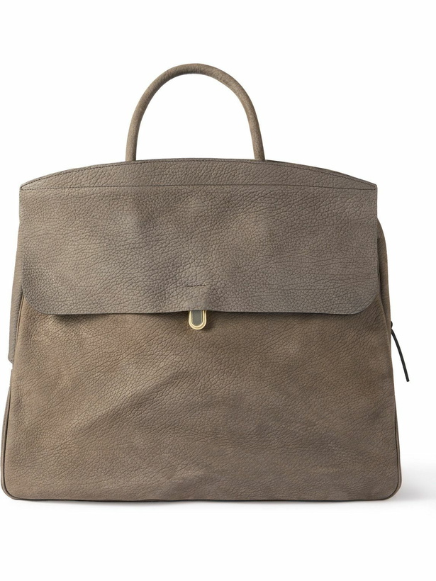 Photo: Bleu de Chauffe - Zoom Full-Grain Nubuck Weekend Bag