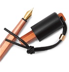 Ystudio - Portable Brass and Copper Fountain Pen and Holder - Copper