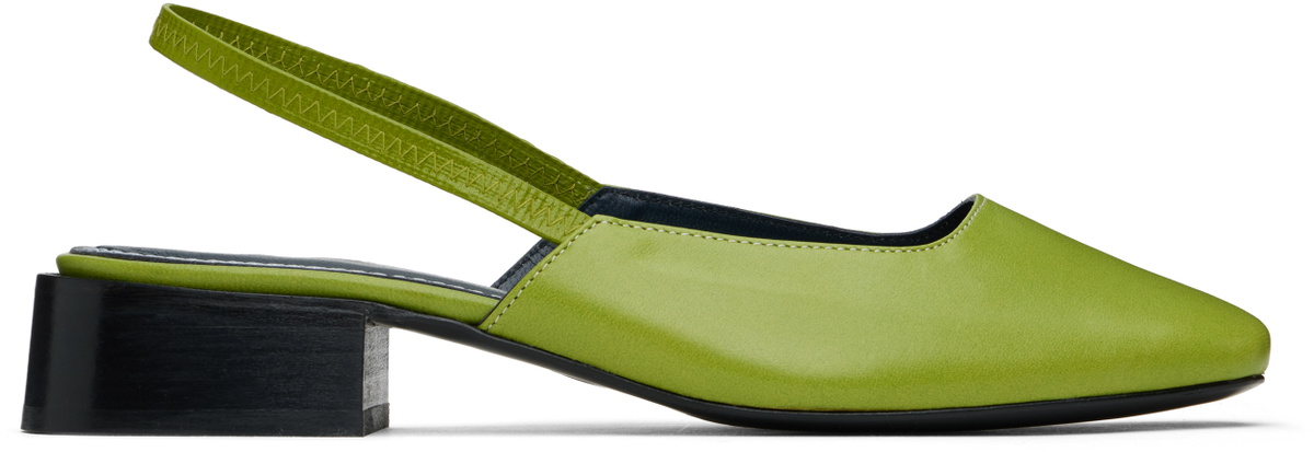 Nicole Saldaña Green Paz Heels