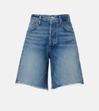 Agolde Indra denim Bermuda shorts