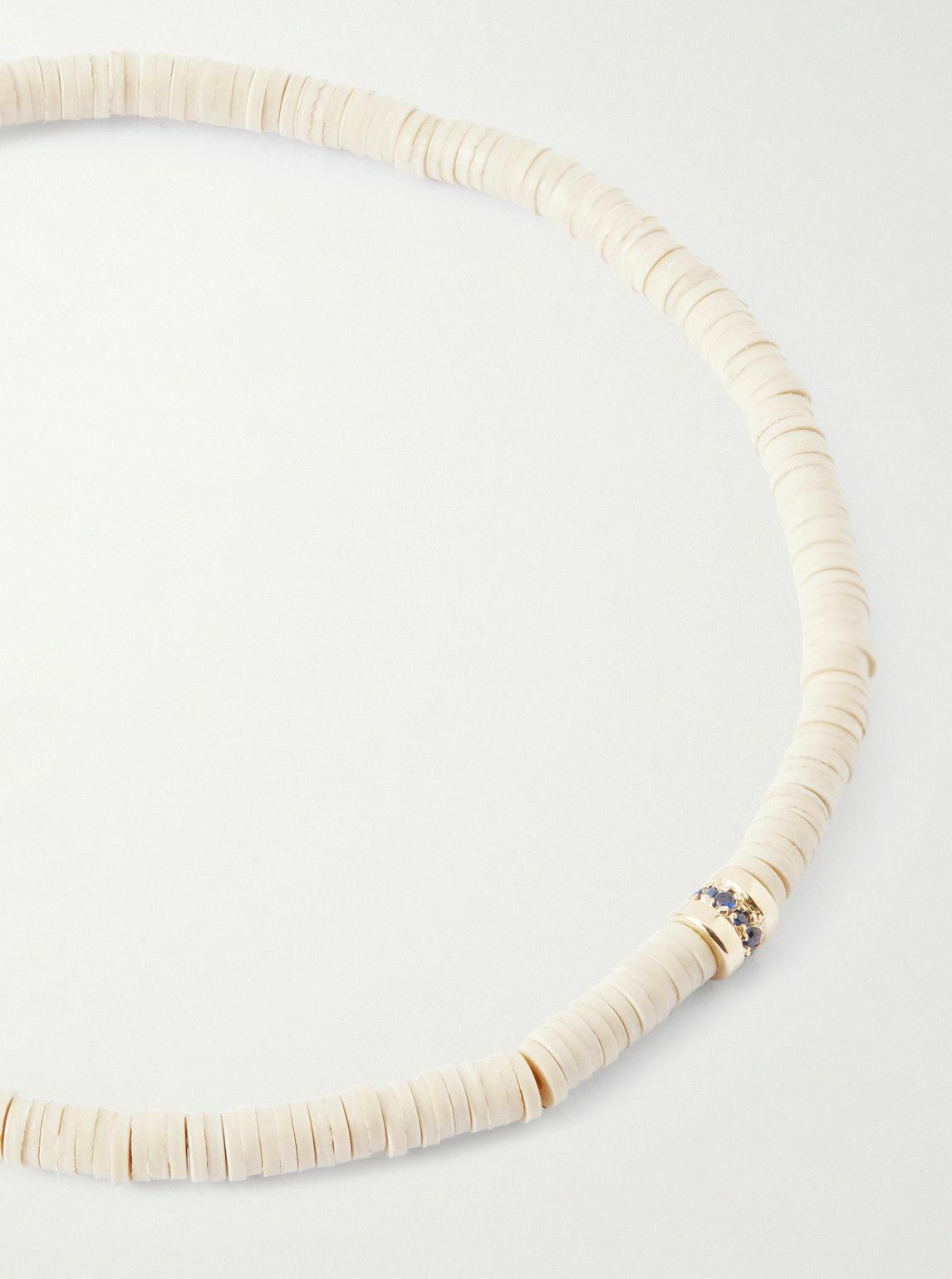 Luis Morais - 14-Karat Gold Sapphire Beaded Bracelet