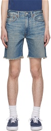 Polo Ralph Lauren Blue Vintage Classic Fit 8 Denim Shorts