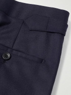 Kingsman - Tapered Wool-Flannel Suit Trousers - Blue