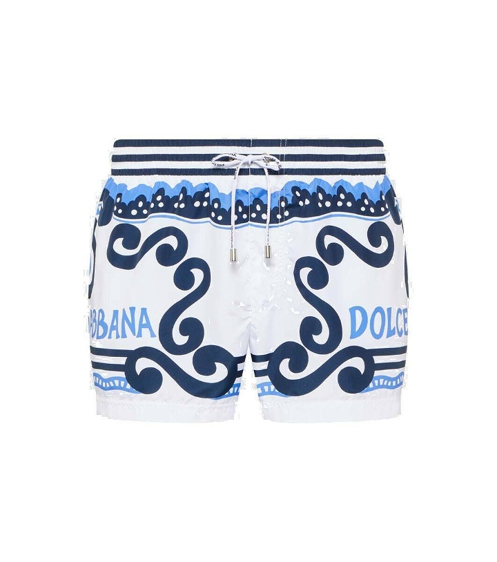 Photo: Dolce&Gabbana Printed swim trunks