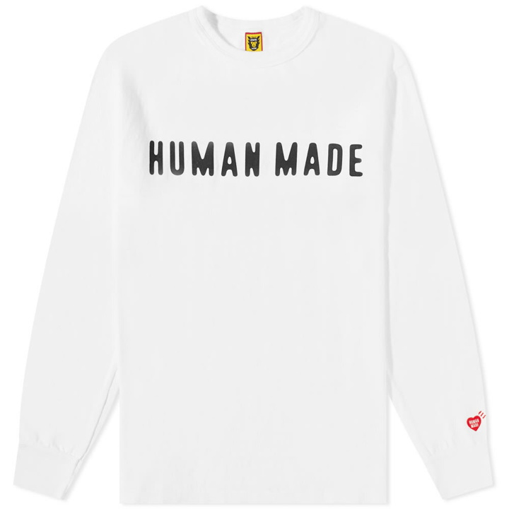 Photo: Human Made Men's Long Sleeve Classic T-Shirt in White