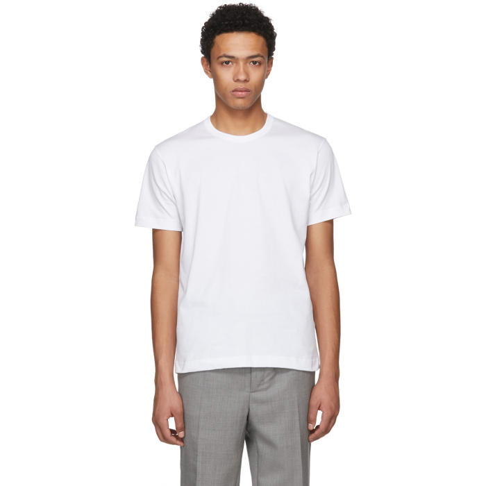 Photo: Comme des Garçons Shirt White Basic T-Shirt