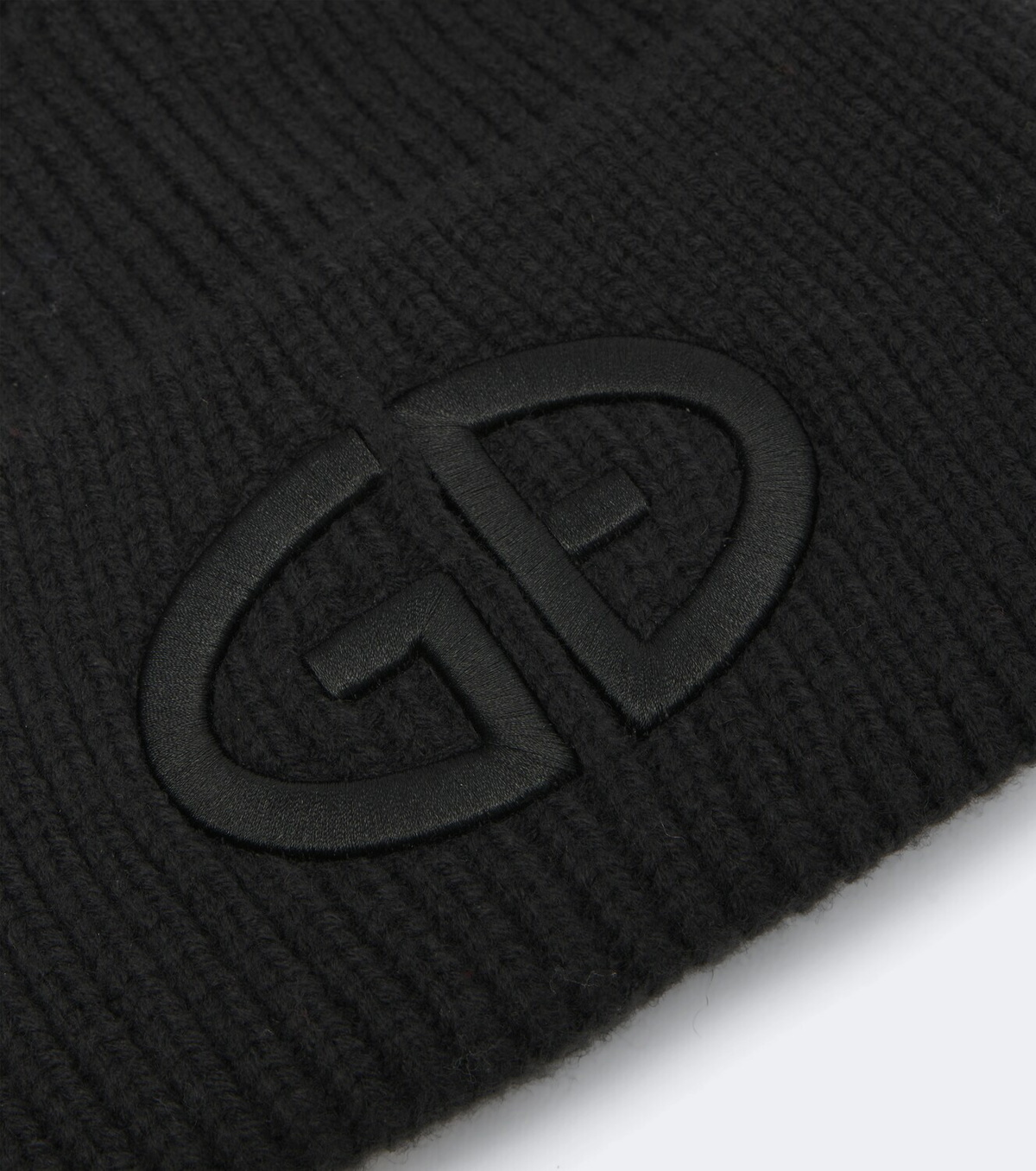 Goldbergh Valerie embroidered ribbed-knit beanie