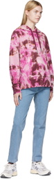AMI Alexandre Mattiussi Pink Cotton Hoodie