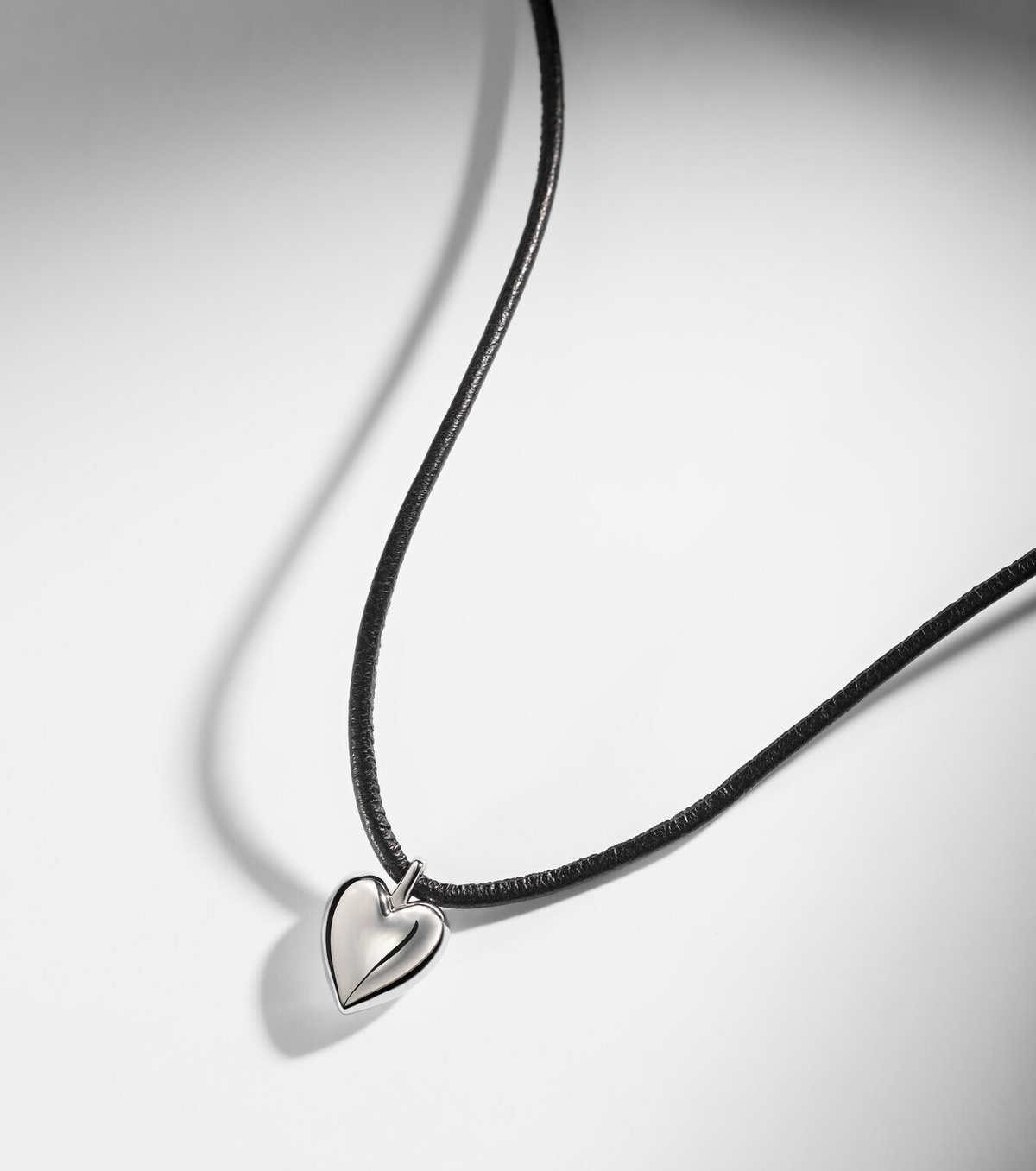 Jennifer Fisher Puffy Heart silver-plated pendant necklace