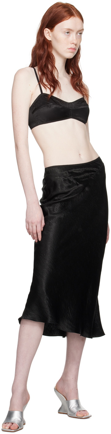 Anna October Black Sandra Midi Skirt