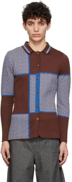 Ahluwalia Brown Wool Cardigan