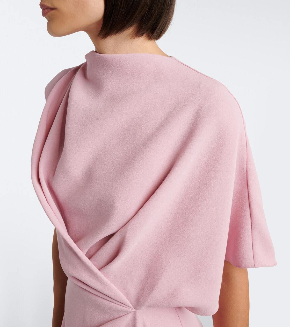 Roksanda Elva asymmetric crêpe midi dress