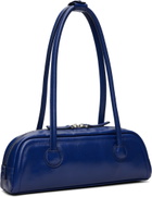 MARGESHERWOOD Navy Soft Boston EW Mini Bag