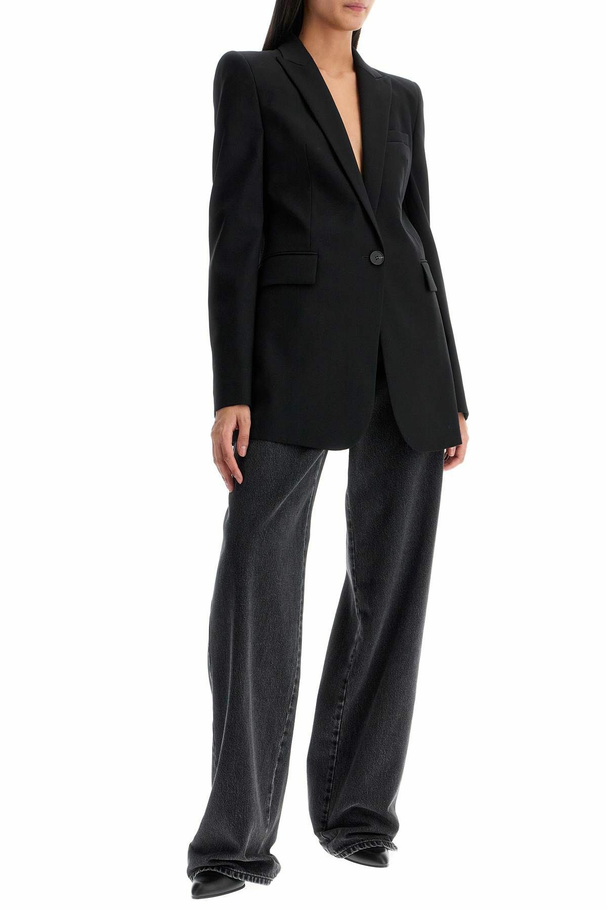 ALEXANDER MCQUEEN Woman Jeans Black 802098QMACX 1307