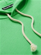 Acne Studios - Fairah Logo-Appliquéd Cotton-Jersey Hoodie - Green