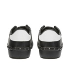 Valentino Men's Open Skate Sneakers in Black/White