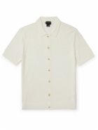 Club Monaco - Cutaway-Collar Cotton-Blend Bouclé Shirt - White
