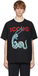 Gucci Black Freya Hartas Edition 'ICCUG' T-Shirt