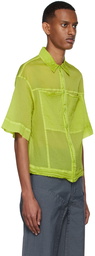 Eckhaus Latta Green Echo Shirt