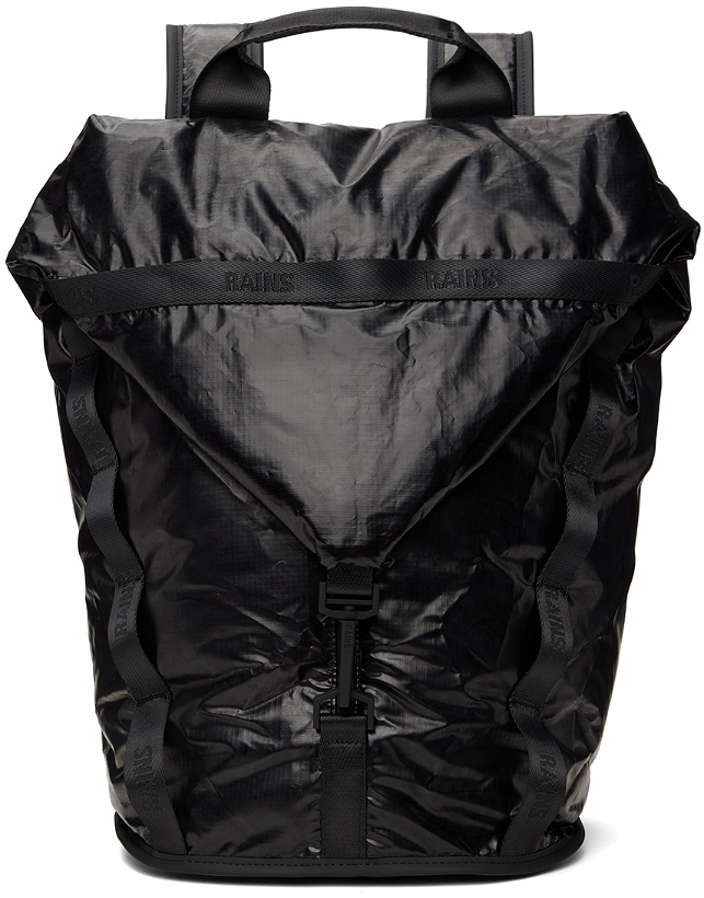 Photo: RAINS Black Sibu Duffle Backpack