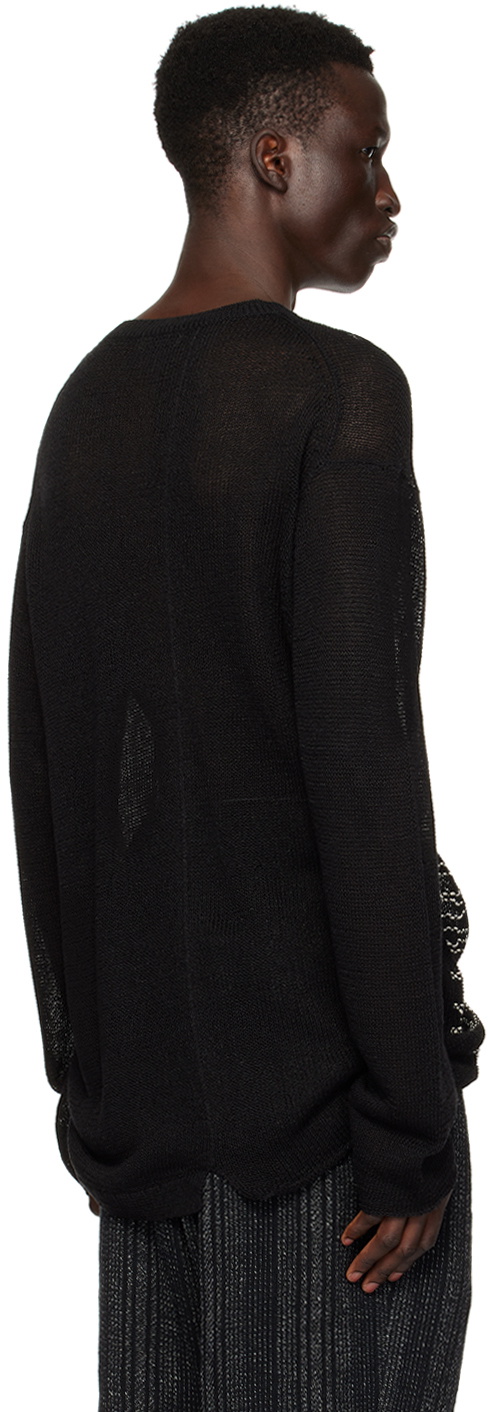 YOHJI YAMAMOTO Black Thread Sweater Yohji Yamamoto