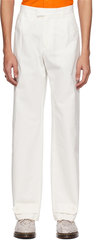 Photo: Winnie New York White Pleated Trousers