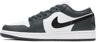 Nike Jordan Big Kids White & Gray Air Jordan 1 Low Sneakers