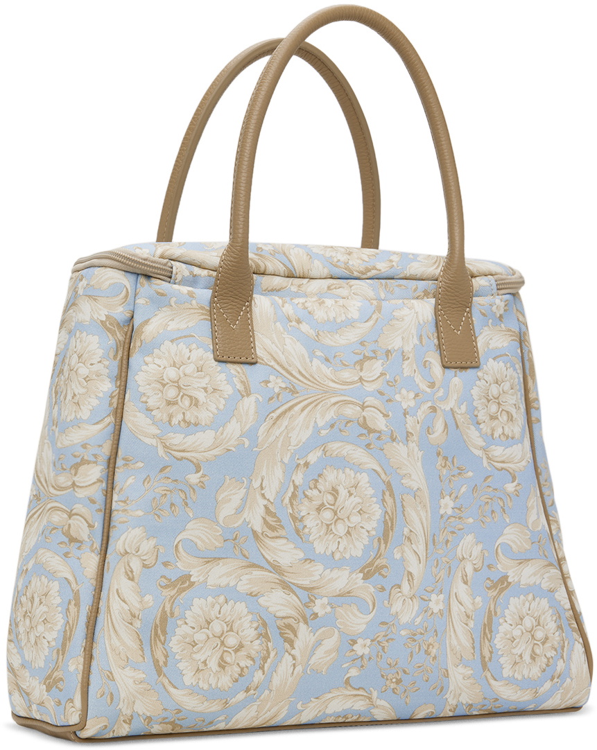 Versace Blue Barocco Cooler Bag