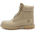 Timberland Men's Premium 6" Waterproof Boot in Light Brown Nubuck