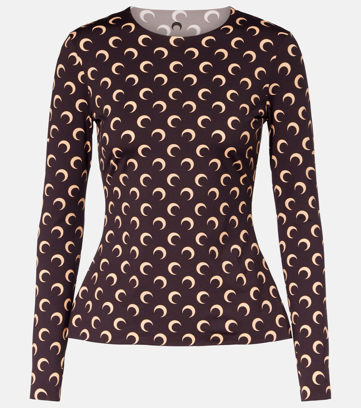 Marine Serre All Over Moon jersey top