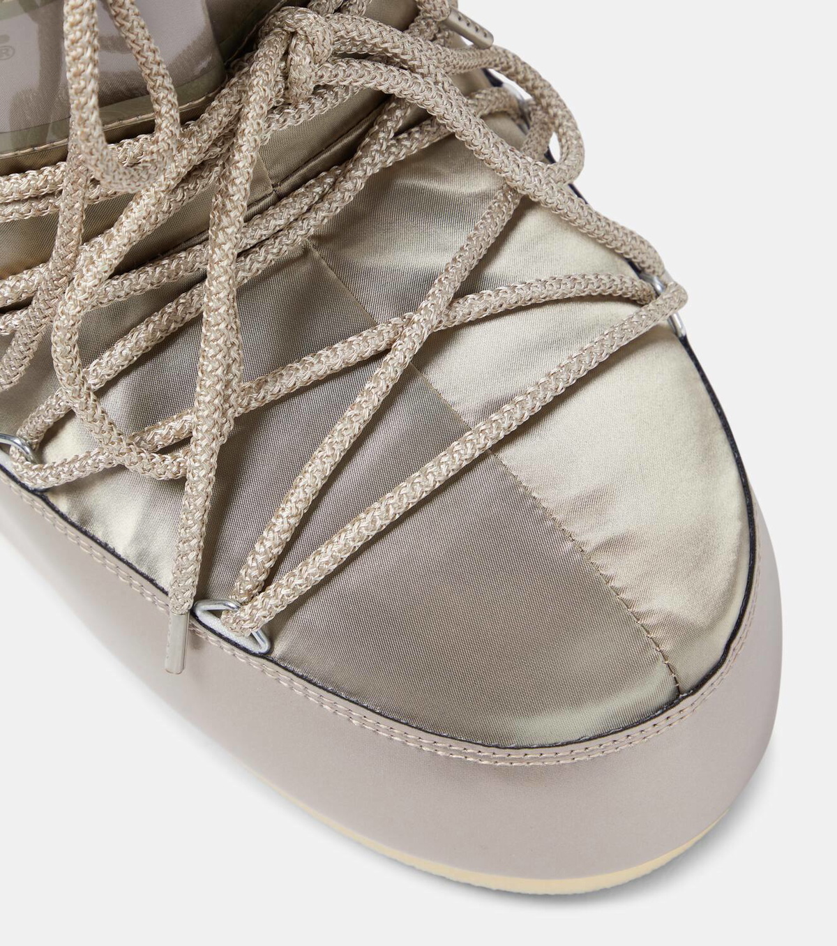 Moon Boot Icon Low Glance satin snow boots Moon Boot