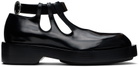 Jil Sander Black Cutout Loafers