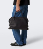 The Row Agnes 16 leather tote bag