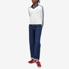 Adidas Women's x Sporty & Rich Long Sleeve Soccer Jersey in White/Night Indigo