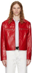 COOR Red Rider Leather Jacket