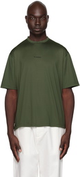 Jil Sander Green Rash Guard T-Shirt