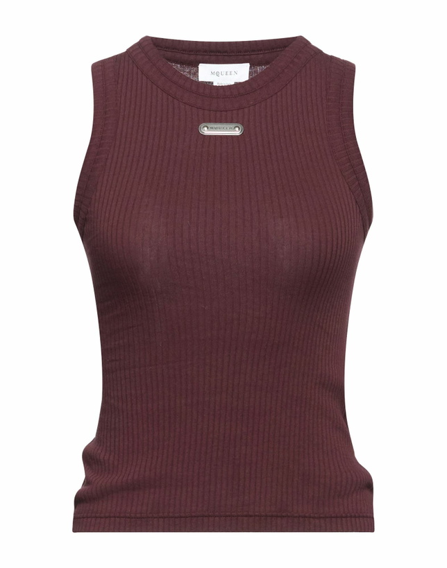 Photo: Mcqueen Womens Tank top Chocolate in Brown