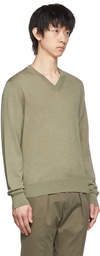 TOM FORD Khaki Wool Sweater