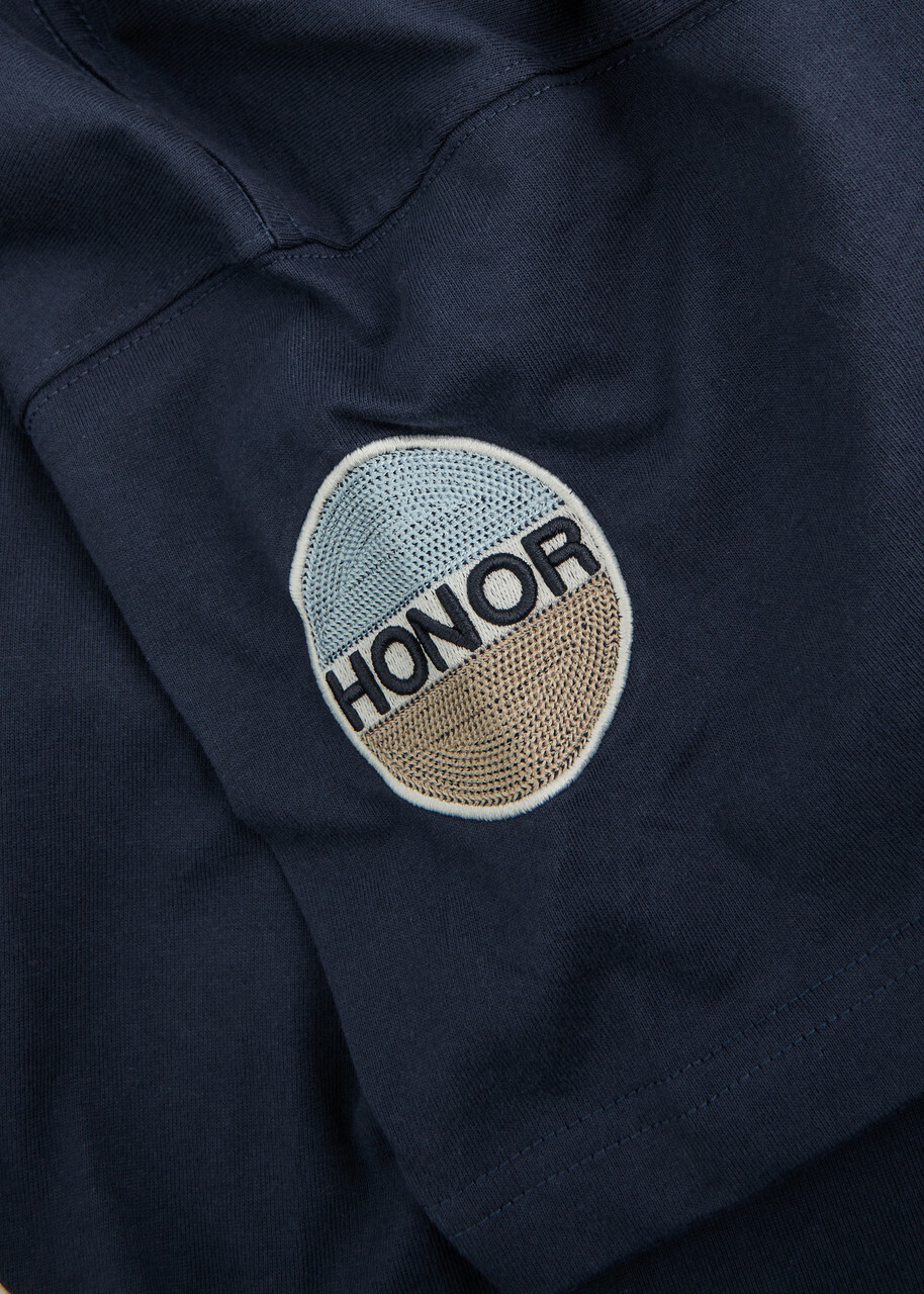 Honor The Gift Auto Club Cotton T-shirt Navy