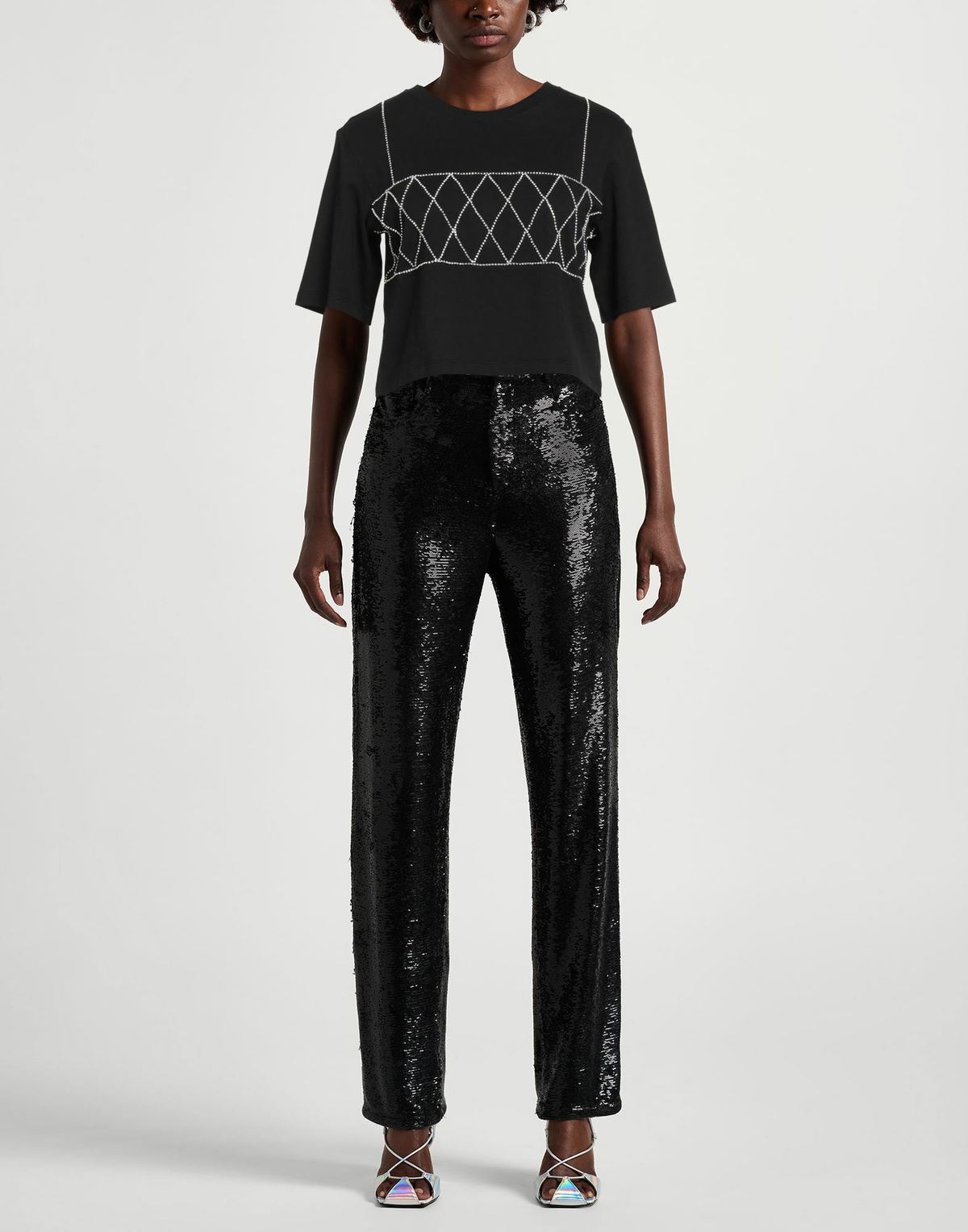 Sandro Womens T-shirt in Black